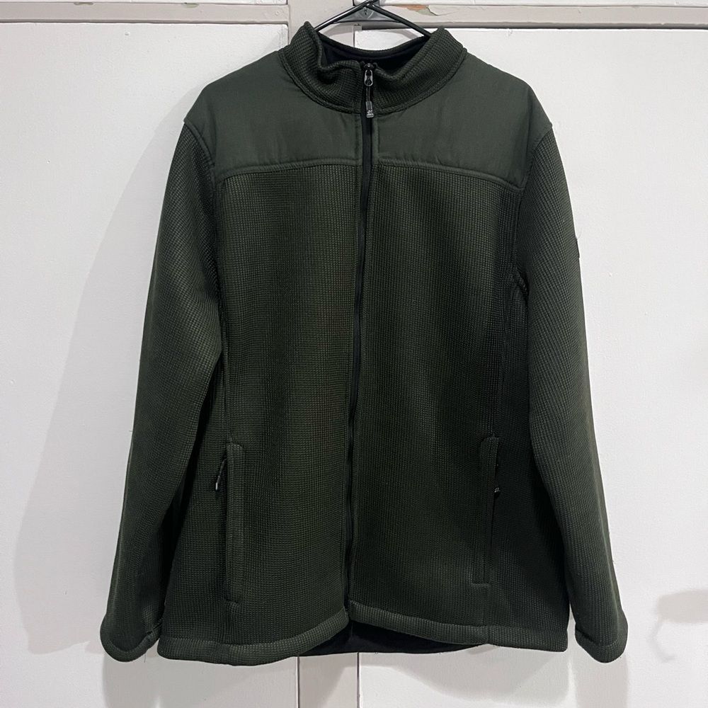 ZeroXposur Men’s Olive Green Zip Up Jacket Men’s XL